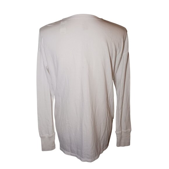 NEW Offline by Aerie Cotton Crew Neck Oversized‎ Off-White Graphic T-shirt XS - Picture 4 of 10